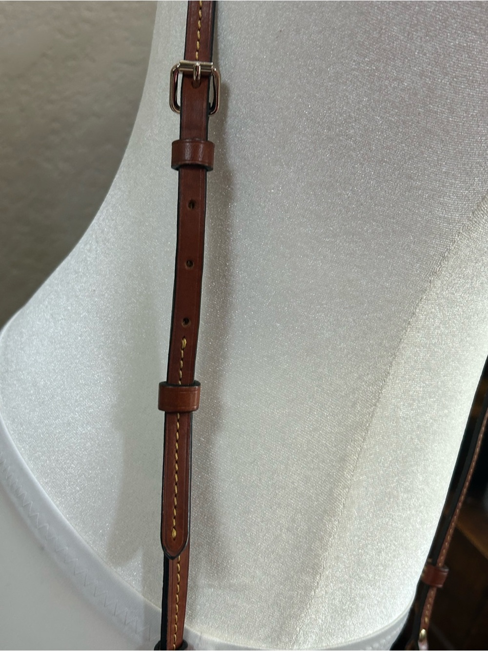 Dooney & Bourke Black Crossbody with Brown Leather Trim - Picture 5 of 16